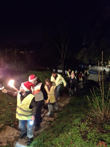 Fakkeltocht vormelingen Sint-Corneliusparochie Ninove - 19-12-2025 © Tim Van Nieuwenhove