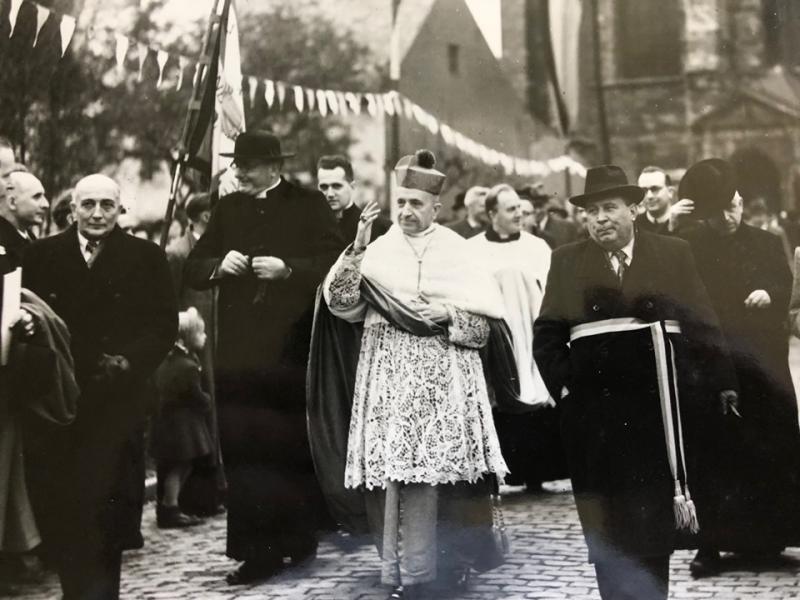 Bezoek nuntius in 1949 © Alexander Vandaele