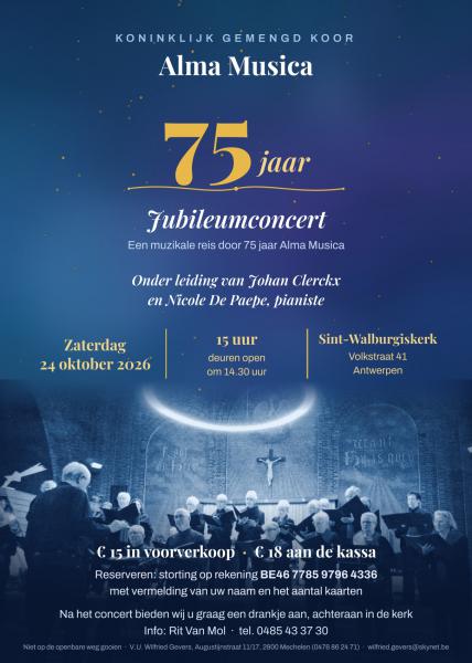 Concert 75 jaar Alma Musica 