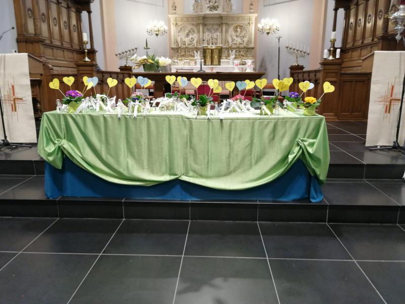 Lichtmis met dopelingen 