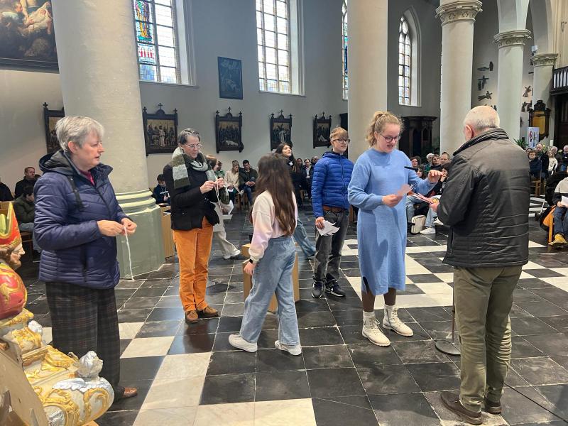 Aanvraagviering vormelingen in Wingene 