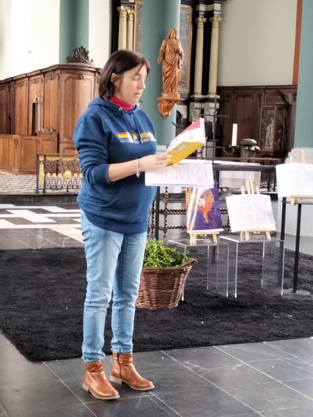 Schoolviering met de leerlingen van de Notelaarschool te Beernem 