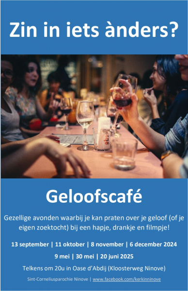Geloofscafé 2025 - Sint-Corneliusparochie Ninove © Tim Van Nieuwenhove