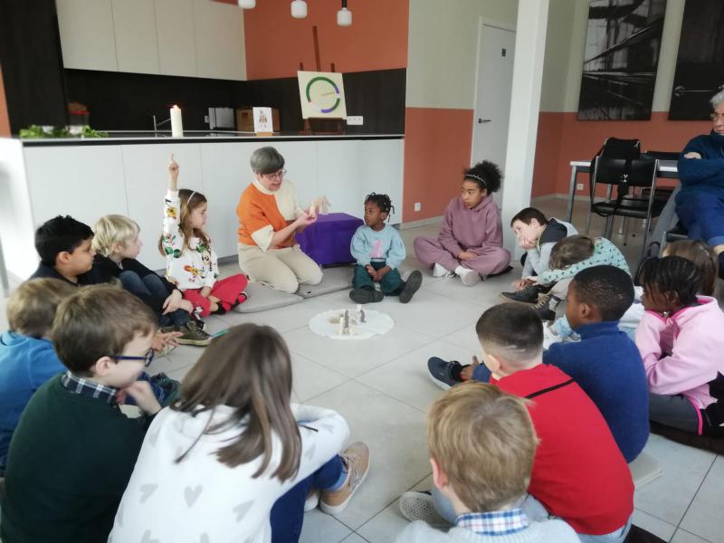 Godly Play: De Heilige Familie - Sint-Corneliusparochie Ninove - 17-12-2025 © Marina Schoukens