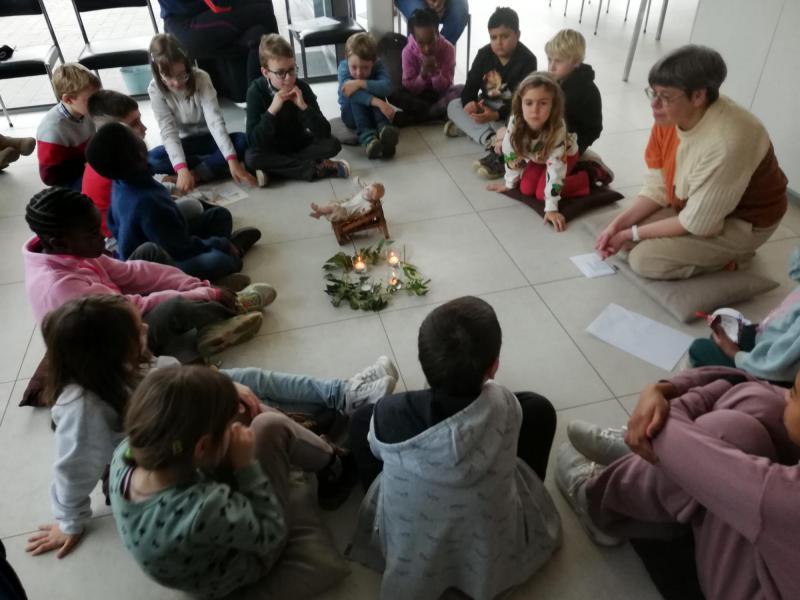 Godly Play: De Heilige Familie - Sint-Corneliusparochie Ninove - 17-12-2025 © Marina Schoukens