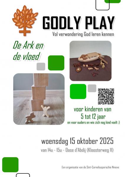 Godly Play: De ark en de vloed - Sint-Corneliusparochie Ninove - 15-10-2025 © Krista De Vos
