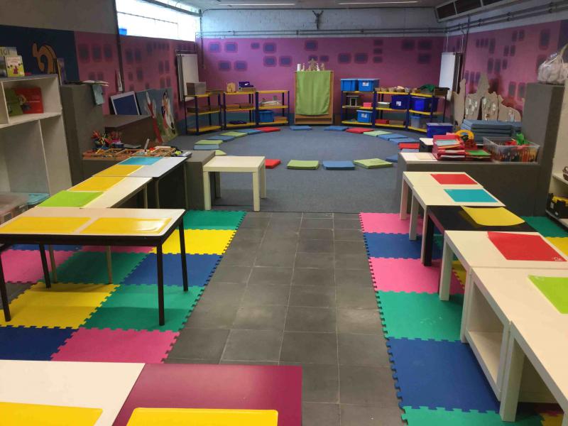 De verhalen in de Godly Play ruimte in Ginste wachten op de kinderen © Robert Lammertijn