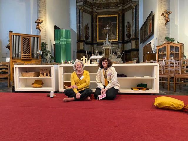 Godly Play in de Sint-Servaaskerk in Berg © Vic Meeuws