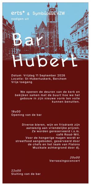 Bar Hubert in Sint-Hubertus op vrijdagavond 11/09 