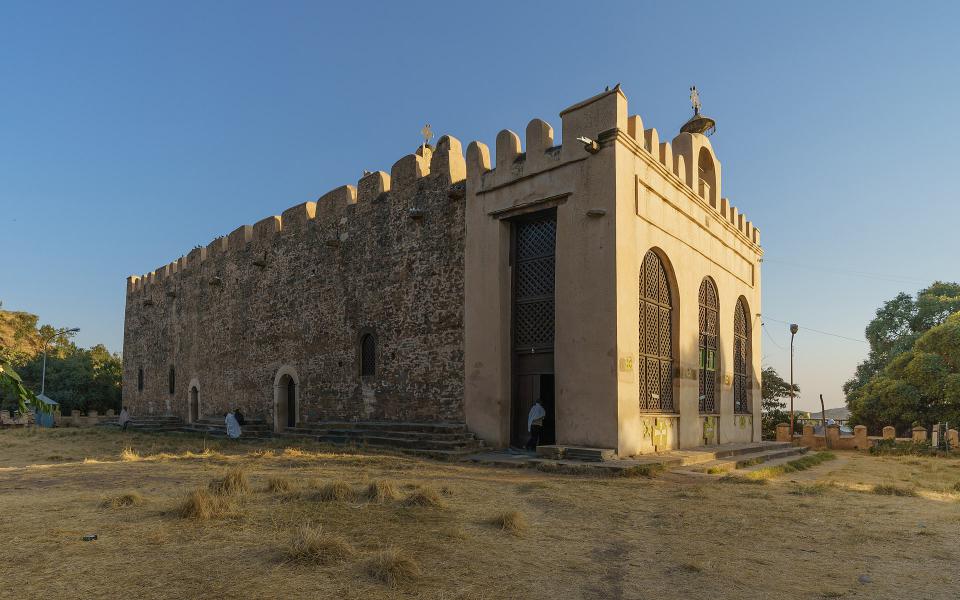 De oude Heilige Maria van Zionkathedraal in Axum © Wikimedia Commons