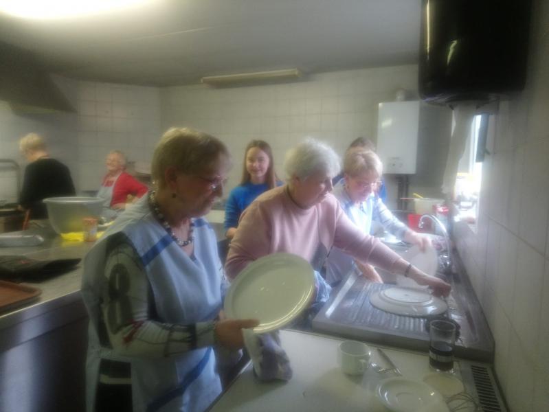 Pannenkoekenfestijn ten voordele van de beide kerken van Appelterre-Eichem © Mie Schutyser