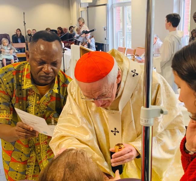 Kardinaal De Kesel bezoekt Europa Ziekenhuizen © rr