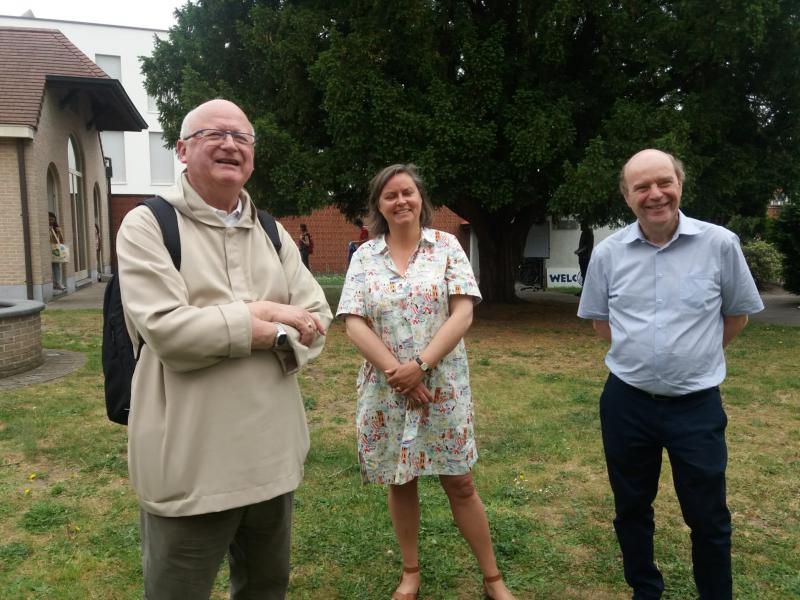 Bisschop Lode en prof Van Huylenbroeck © OBSG