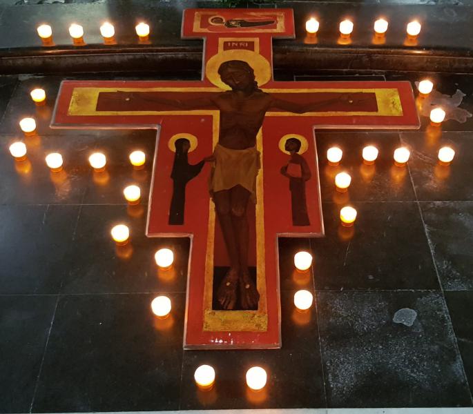 Met Jezus op weg naar Pasen © parochie in Assenede-Evergem-Zelzate