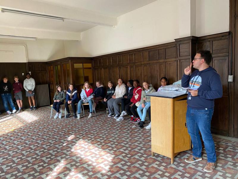 Catechese 2: Bezoek aan het Klooster van de Zusters Heilige Harten in de Burchtstraat © Tim Van Nieuwenhove