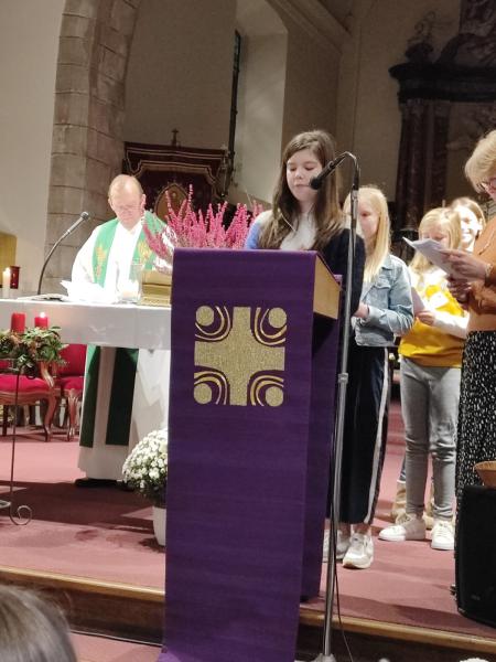 Naamopgave & Kruisoplegging vormelingen Erpe&Erondegem 