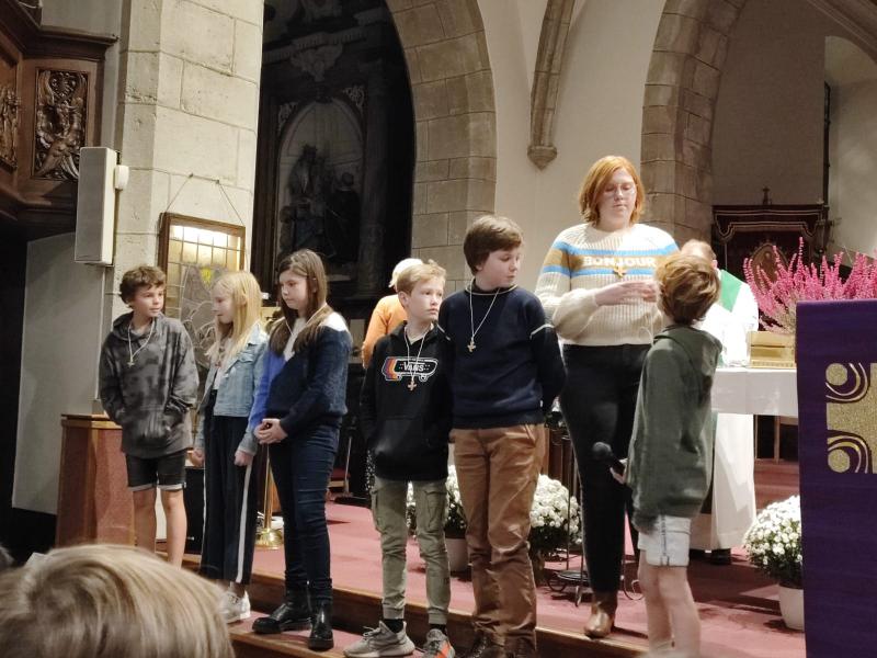 Naamopgave & Kruisoplegging vormelingen Erpe&Erondegem 