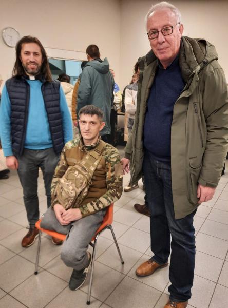 Samenkomst na het vredesgebed © Pastorale zone Leuven aan de Dijle