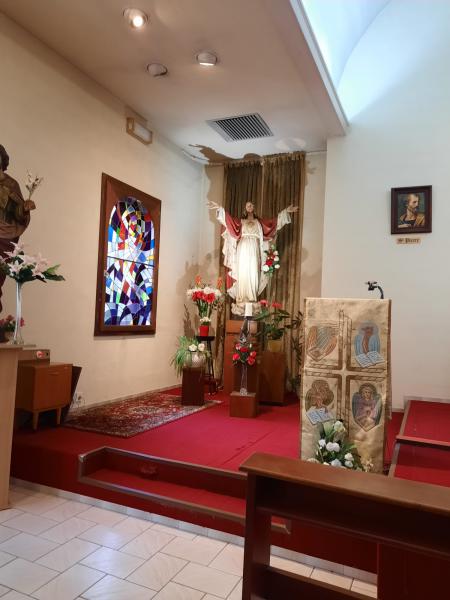 in de kapel van de zusters 