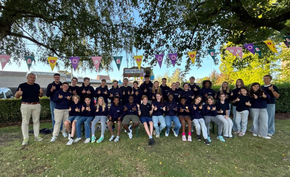 Onze groep dienende jongeren voor het komende werkjaar! 