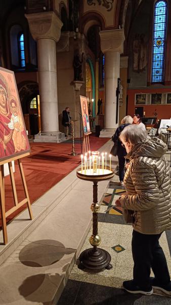 Vredeswake voor Oekraïne © Luc Vanden Bogaerde