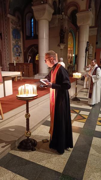 Vredeswake voor Oekraïne © Luc Vanden Bogaerde