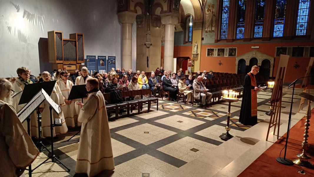 Vredeswake voor Oekraïne © Luc Vanden Bogaerde