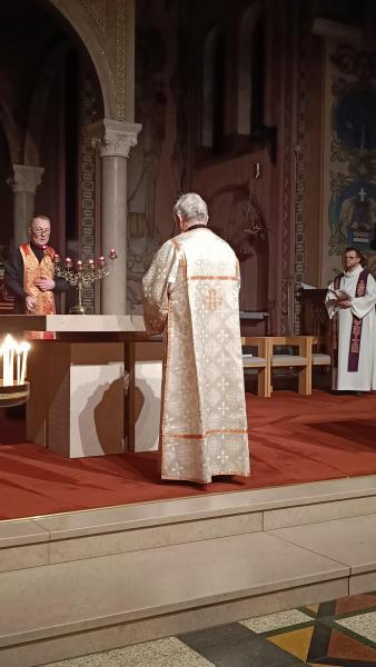 Vredeswake voor Oekraïne © Luc Vanden Bogaerde