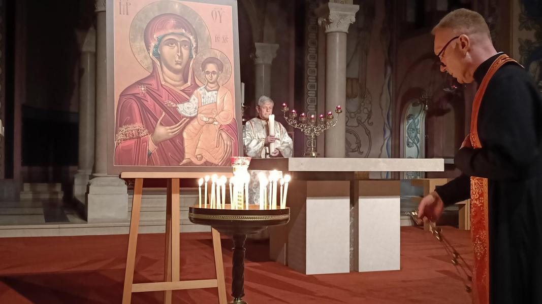 Vredeswake voor Oekraïne © Luc Vanden Bogaerde