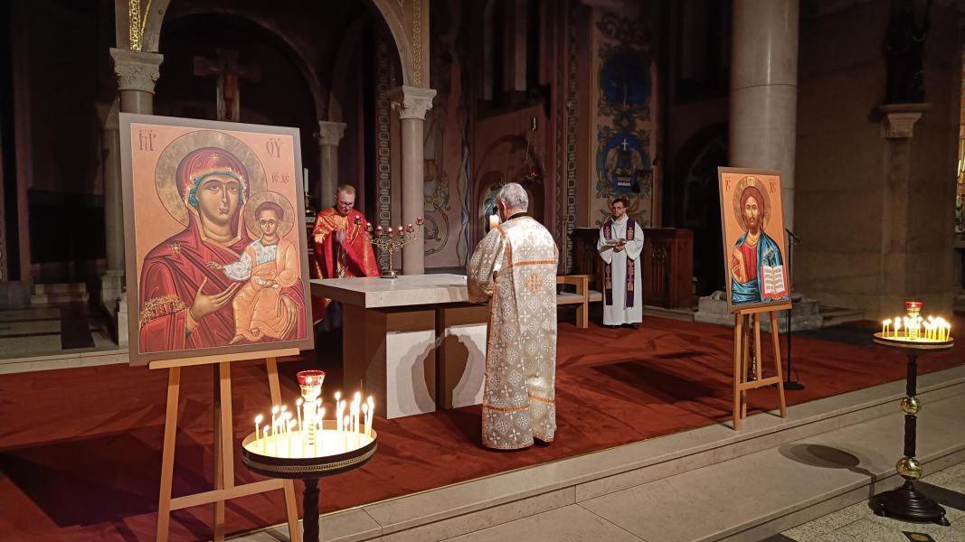 Vredeswake voor Oekraïne © Luc Vanden Bogaerde