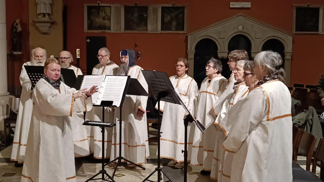 Vredeswake voor Oekraïne © Luc Vanden Bogaerde