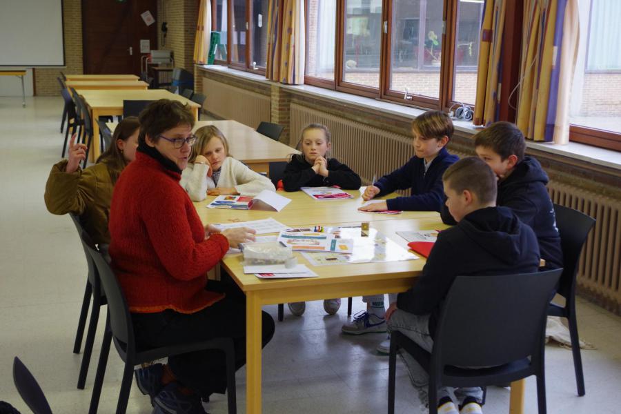 Tweede catechesebeurt © G.C.