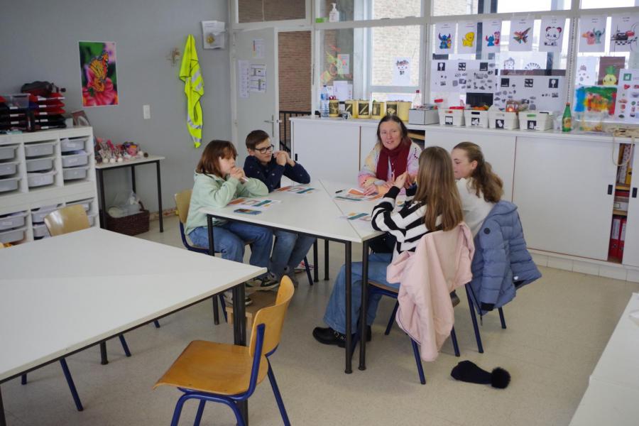 Tweede catechesebeurt © G.C.