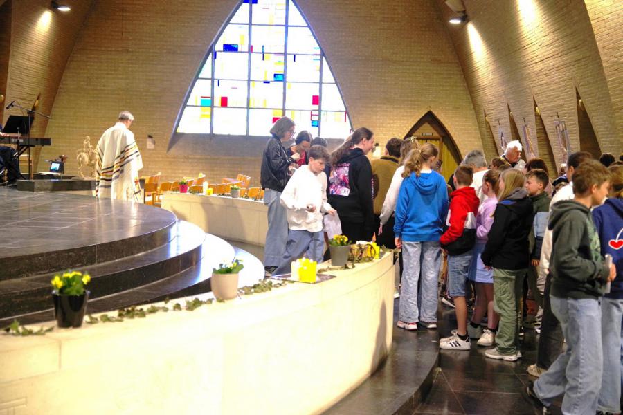 Gezinsviering in de  St Niklaaskerk (ODK) © G.C.