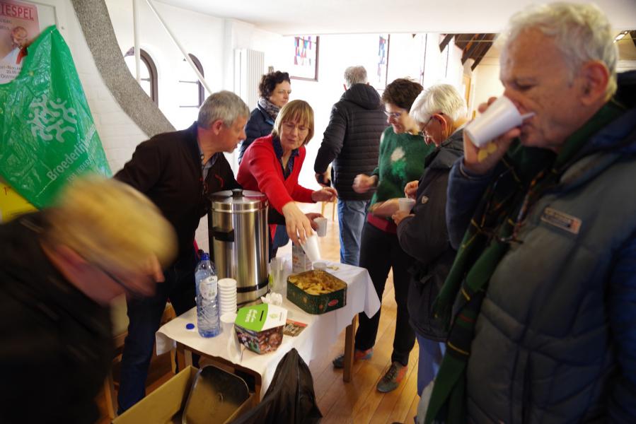 Koffiestop in de Mariakapel 