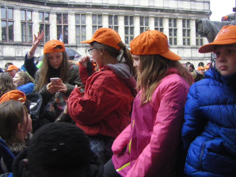 Laura, Kelly, Lena, Seppe © Lucrèce