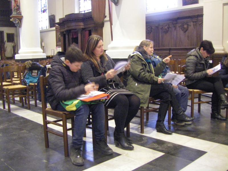 knopentocht 2018 © Kerk Stekene en Sint-Gillis-Waas