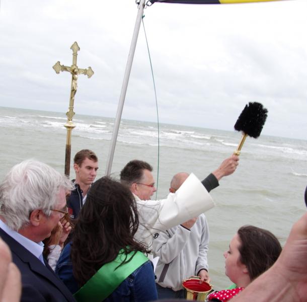 De zeewijding iav de burgemeester © (c) G.Craenen