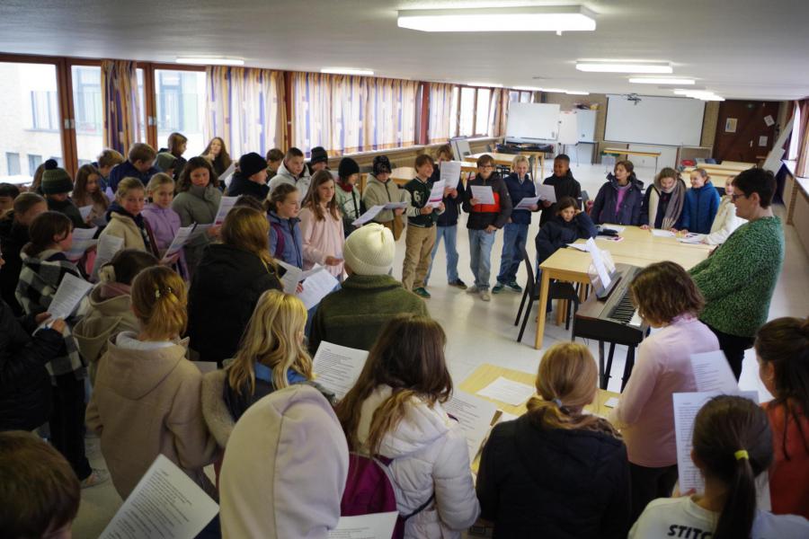Eerste catechesebeurt en eerste gezinsviering vanuit de vormselcatechese © G.C.