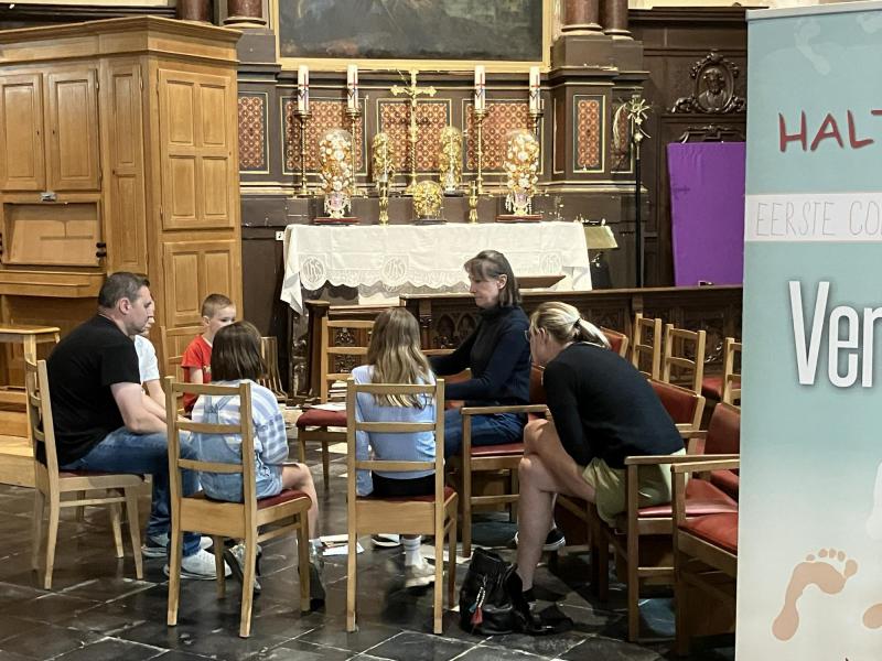Eerste Communietocht © Parochie Maldegem