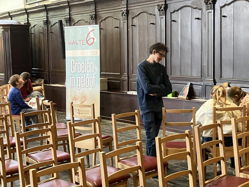 Eerste Communietocht © Parochie Maldegem