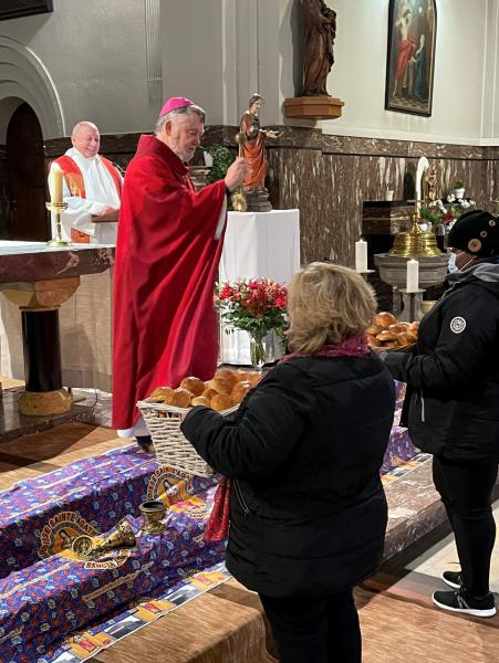 zegening van het Agatha-brood. 