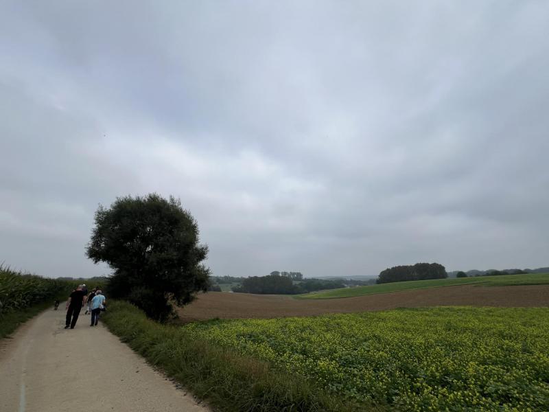 Onderweg bij de wandeling in Neerijse © Chris De Groote