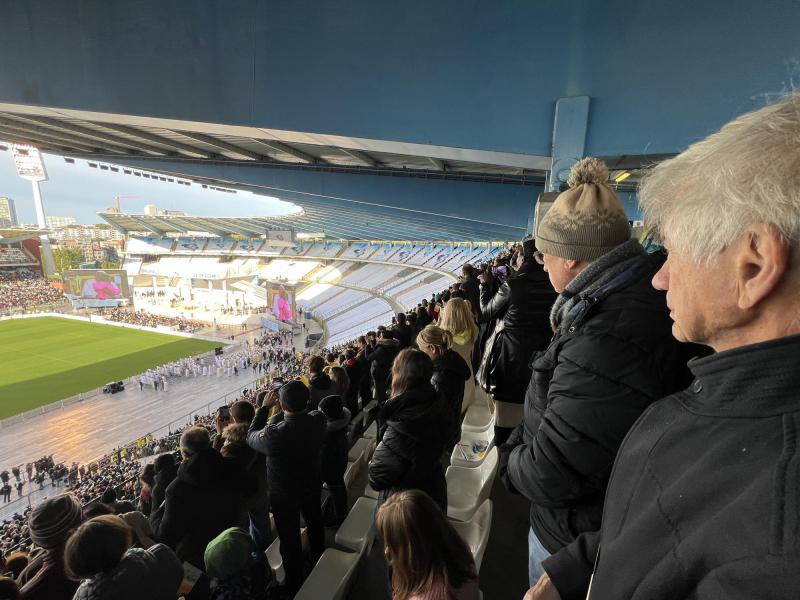 Heilige Mis koning Boudewijn stadion Brussel © Chris De Groote