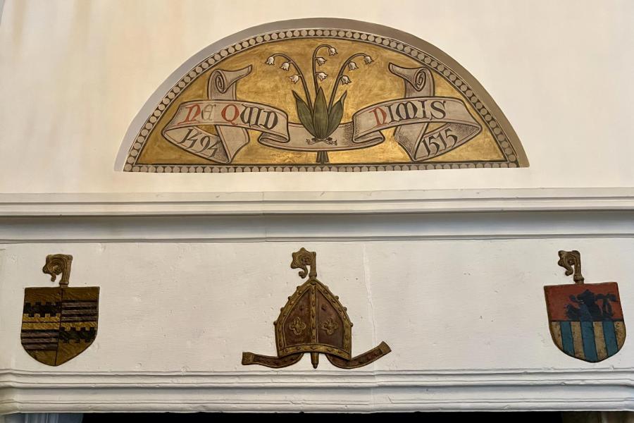 Detail van een schouwmantel in de Abdij van Park © Pastorale zone Leuven aan de Dijle