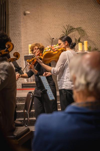 Kerstconcert 'A Royal Christmas' met het strijkensemble BRYGGEN, het Waelrant Kinder- en jeugdkoor en solisten van de Koningin Elisabeth Muziekkapel, 16 december 2025 © RV Captured
