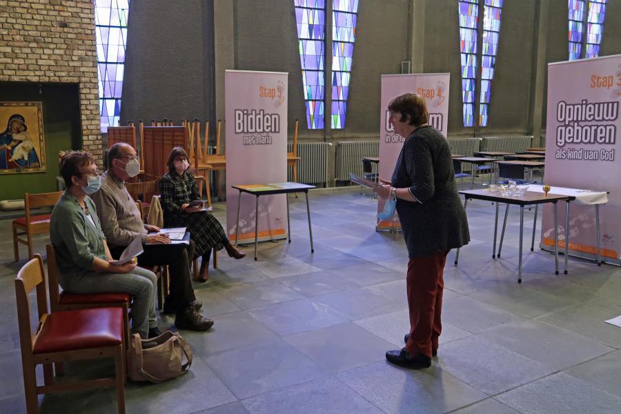 Sfeerbeeld van de werkwinkel "Doopseltocht" © Christa Ramboer