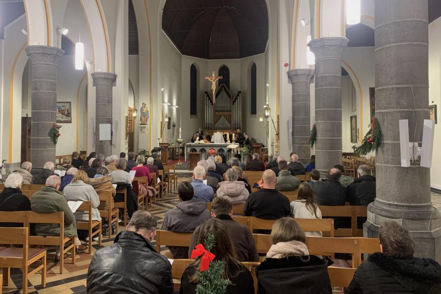 Middernachtmis in Sint-Agatha © Pastorale zone Leuven aan de Dijle