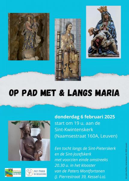 Op pad met en langs Maria © Chris De Groote
