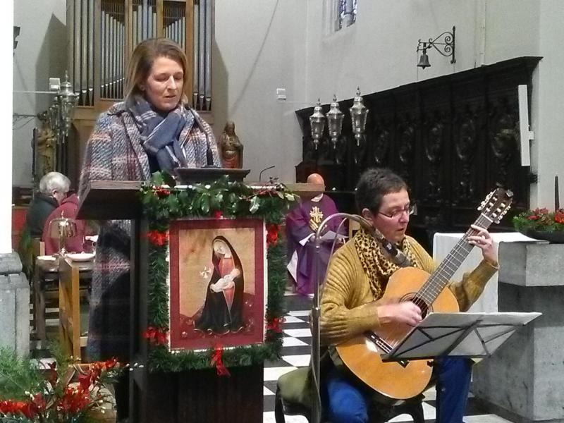 adventsviering vormelingen © parochie Onze-Lieve-Vrouw Lichtaart